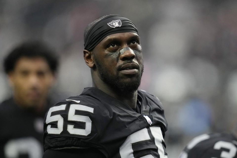 Raiders release Chandler Jones, capping final tumultuous month with the team