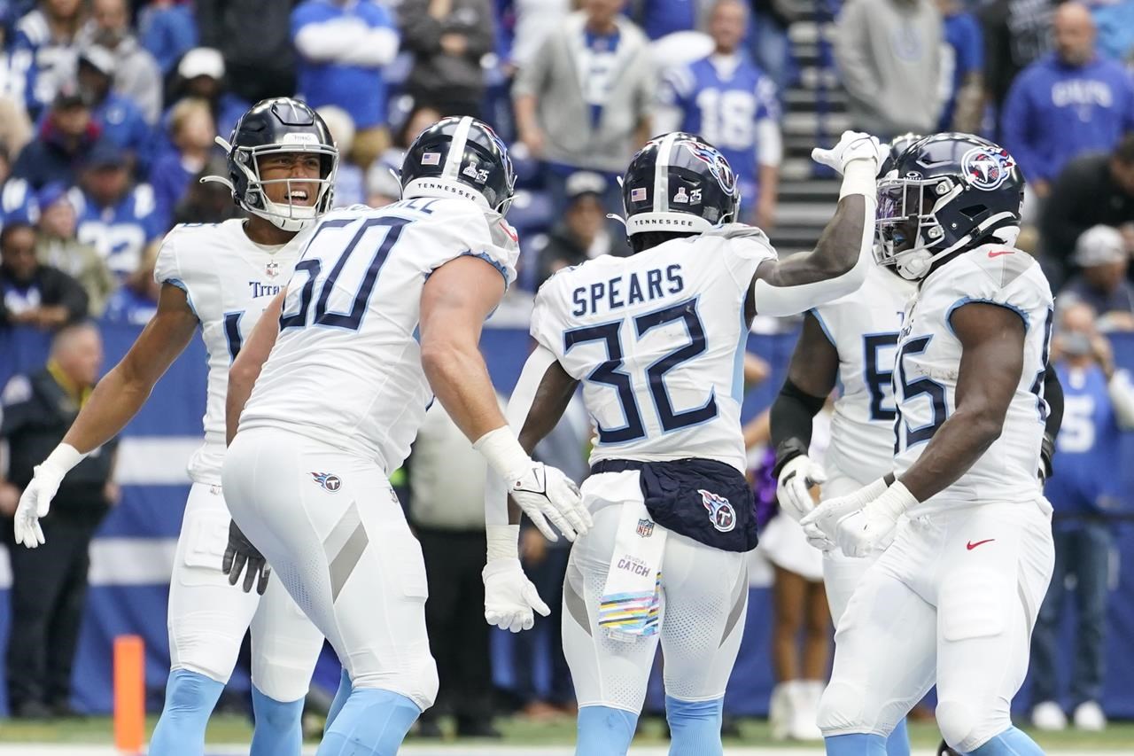 Titans at Colts score: Derrick Henry rolls as Tennessee moves into first  place with win over Indianapolis 