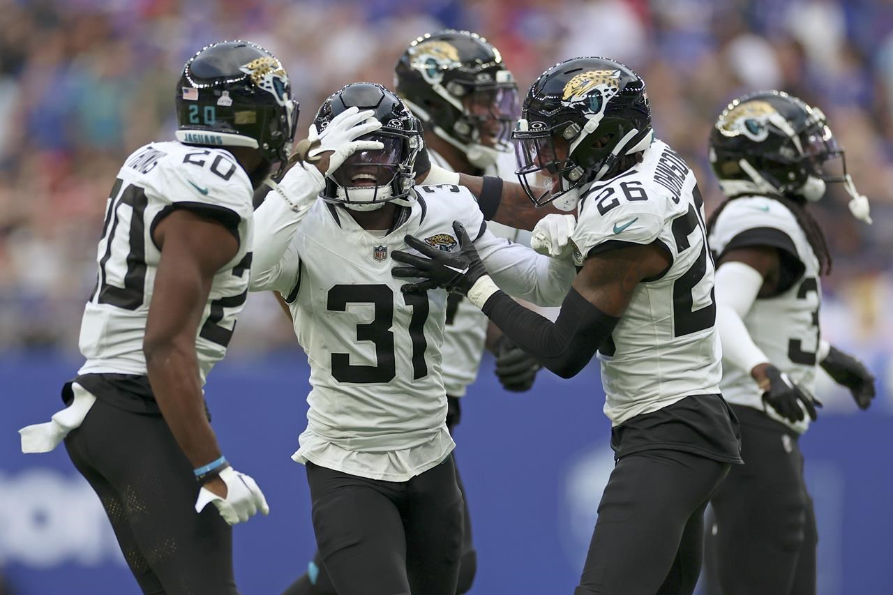 Jacksonville Jaguars win on 10th appearance in London, beating Atlanta  Falcons as 2023 NFL International Series kicks off