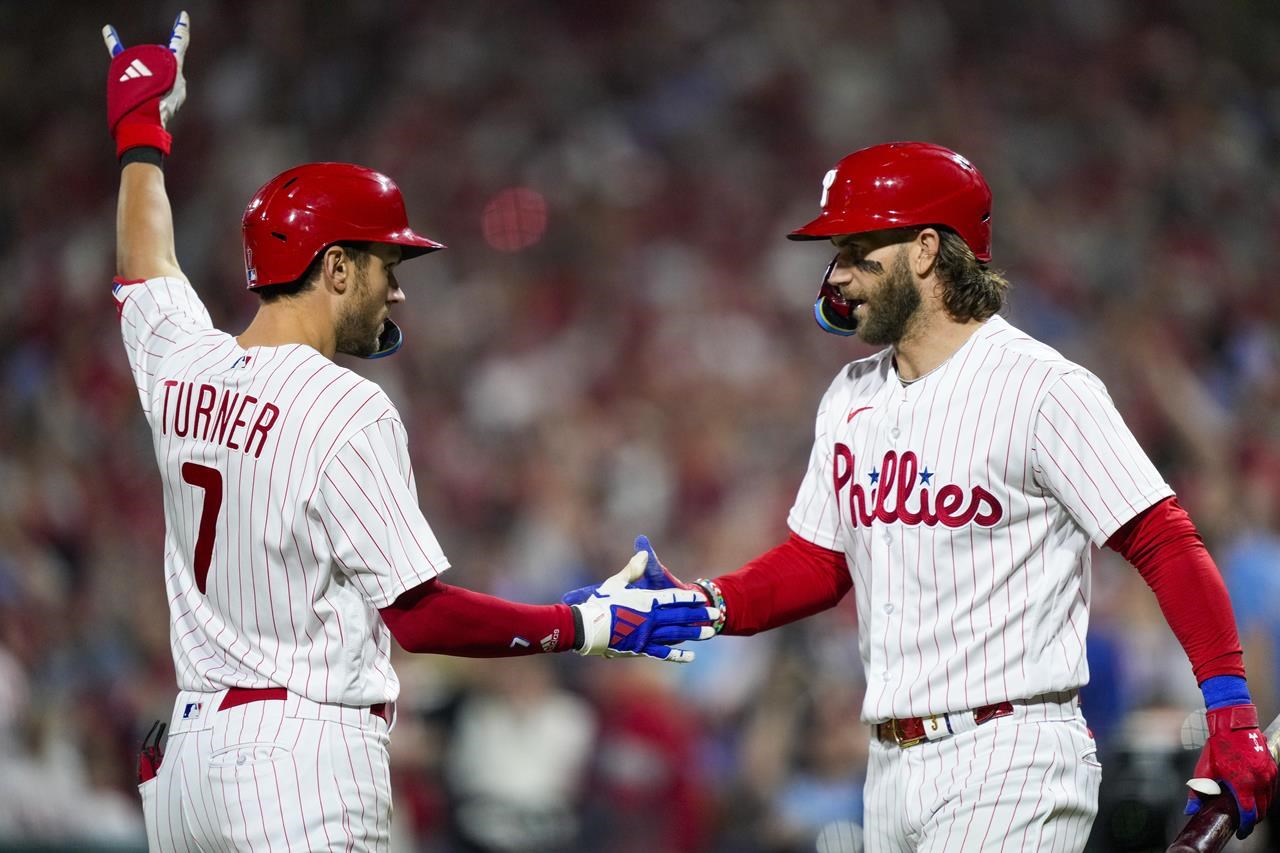 Harper, Phillies on verge of elimination as Astros win to take 3-2