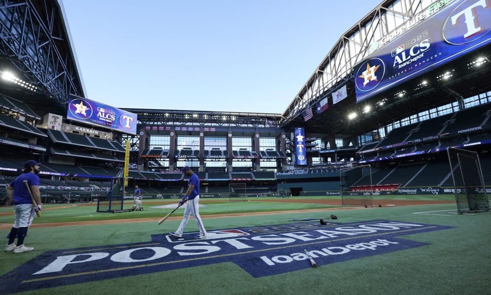 Abreu, Alvarez and Altuve power Astros' rout of Rangers in Game 4