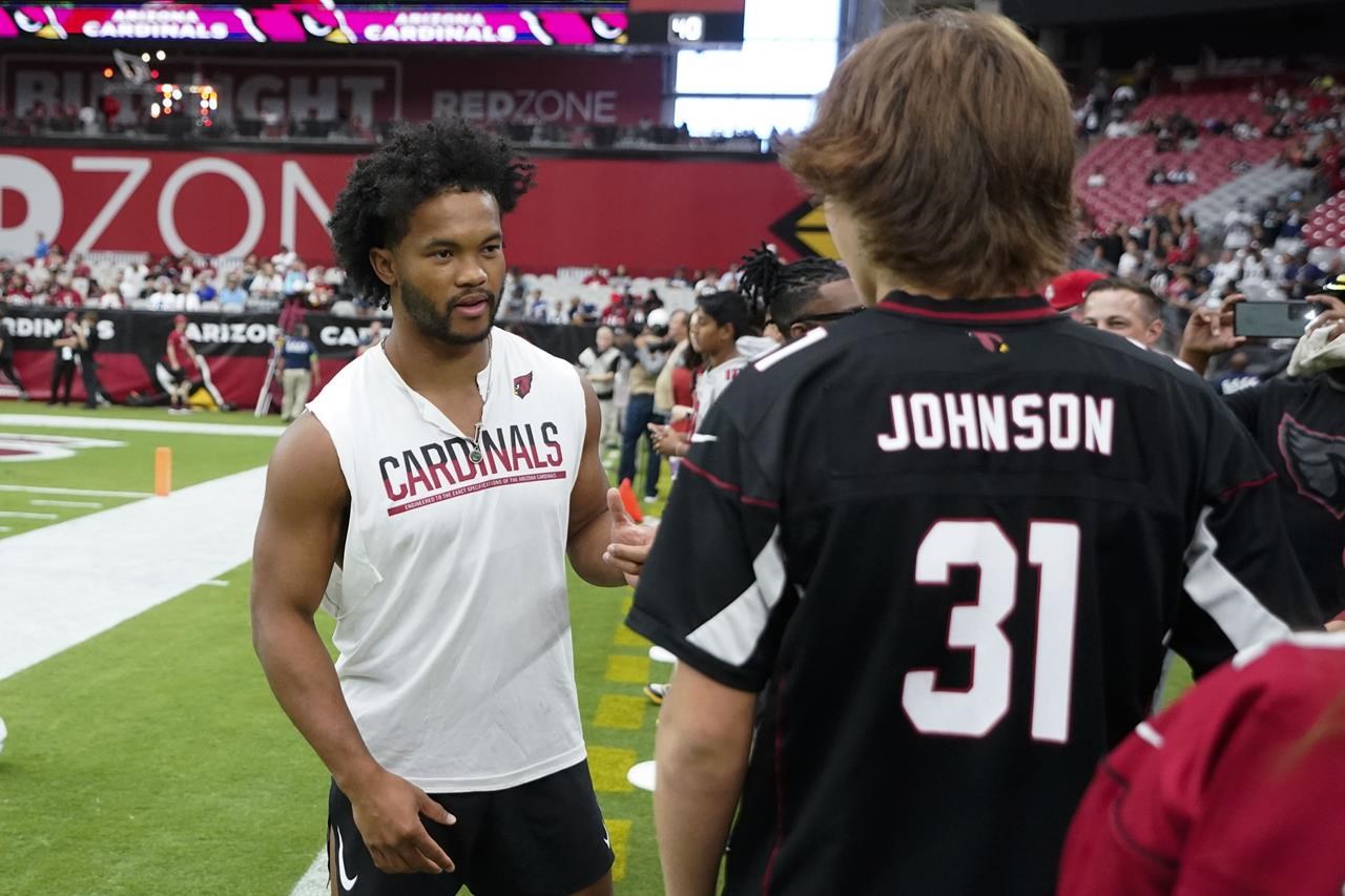 Kyler Murray participates in first Cardinals' practice since ACL tear