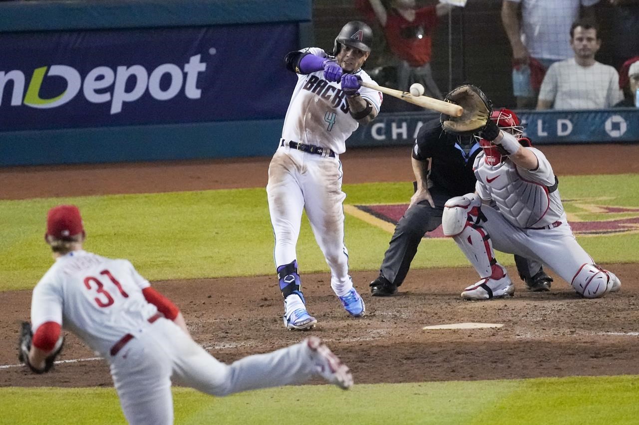 Phillies' bats go quiet during 2-1 loss to Diamondbacks in Game 3 of NL  Championship Series, Sports