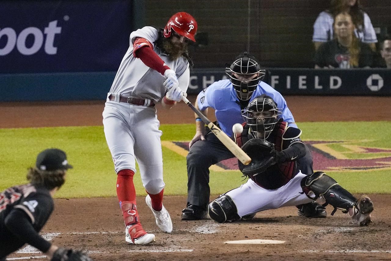 Phillies beat D-backs 6-1 for 3-2 NLCS lead