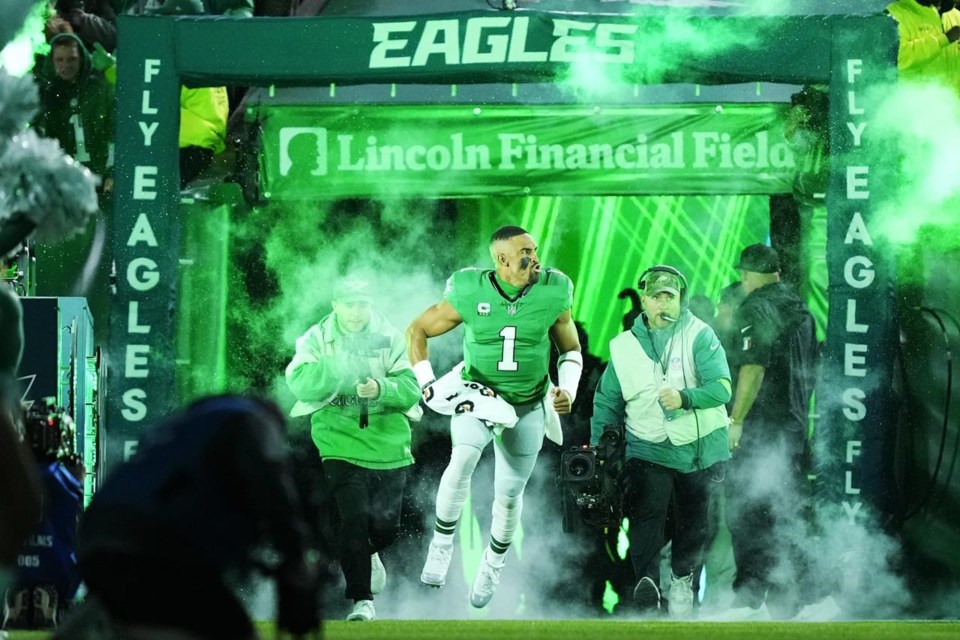 The Eagles scored a touchdown by bringing back kelly green jerseys