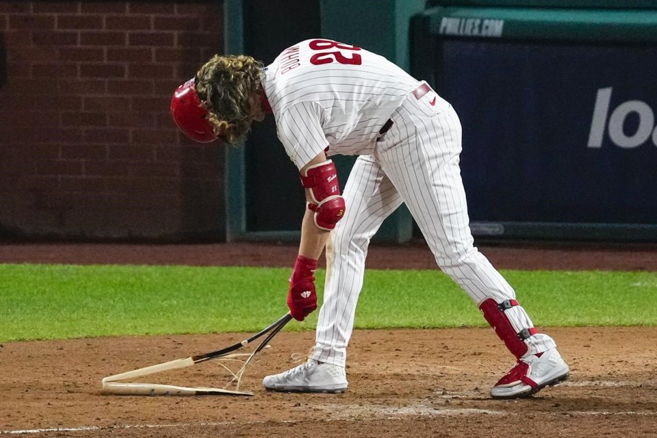 Traitor' Bryce Harper slams home run – and flips bat – on return to  Nationals, Philadelphia Phillies