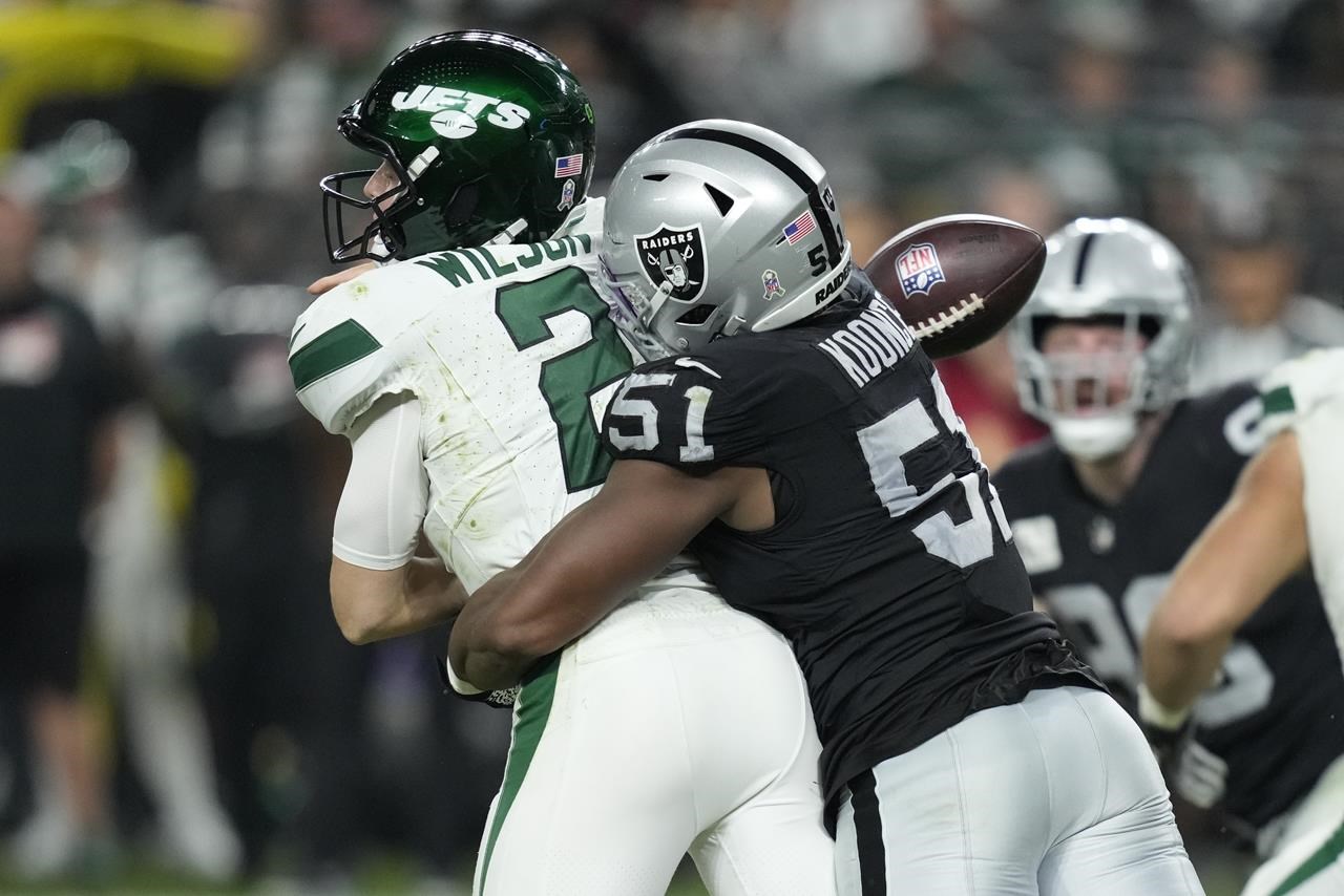 Jets' touchdown drought up to 36 drives as they lose to Raiders