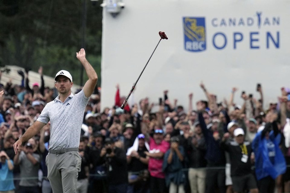 Nick Taylor's historic eagle now part of 2024 Canadian Open logo