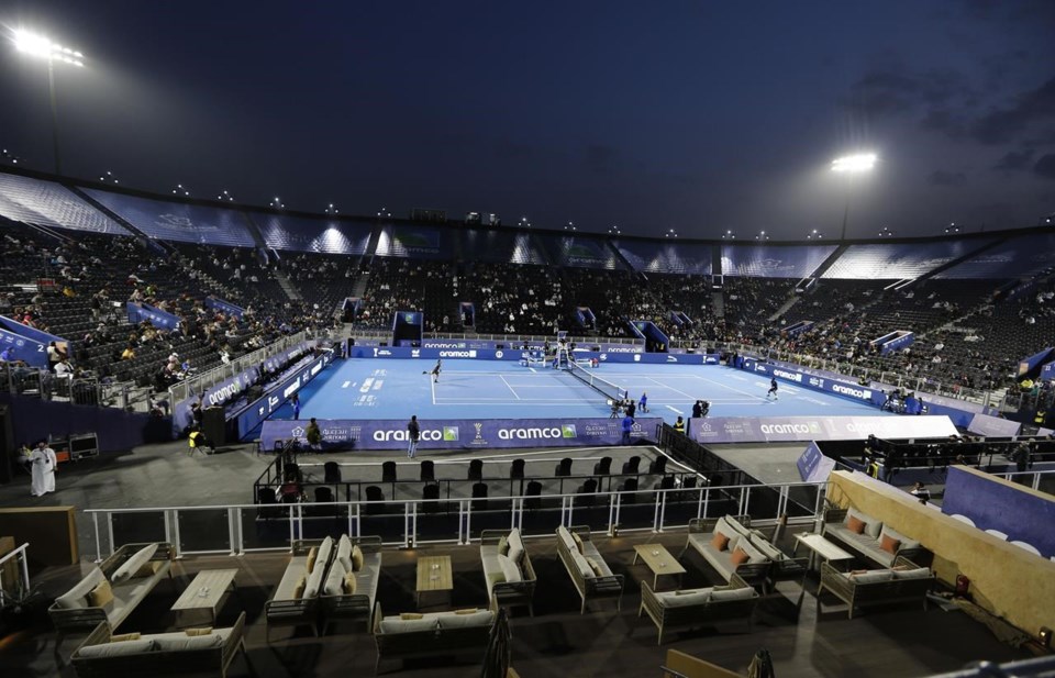 Saudi Arabia's PIF and the ATP tennis tour have a 5year sponsorship