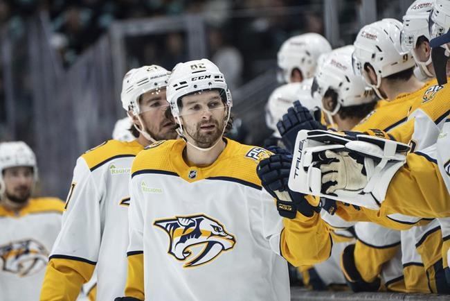 Predators extend points streak to 14 games with a 4-1 win over