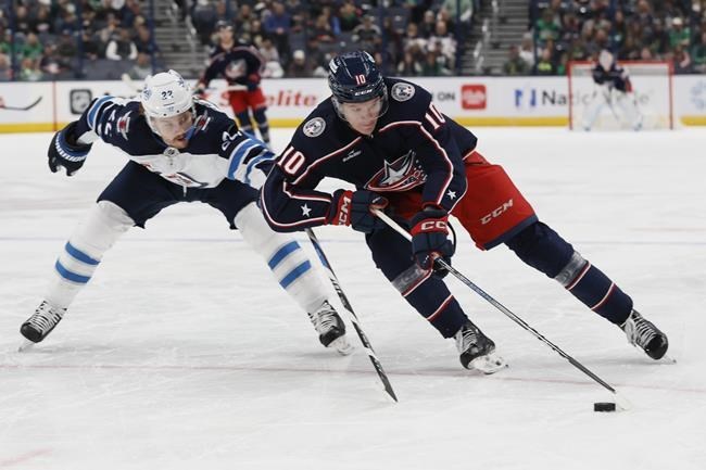 Tyler Toffoli Scores Twice, Jets Roll Over Blue Jackets 6-1 - Bradford News