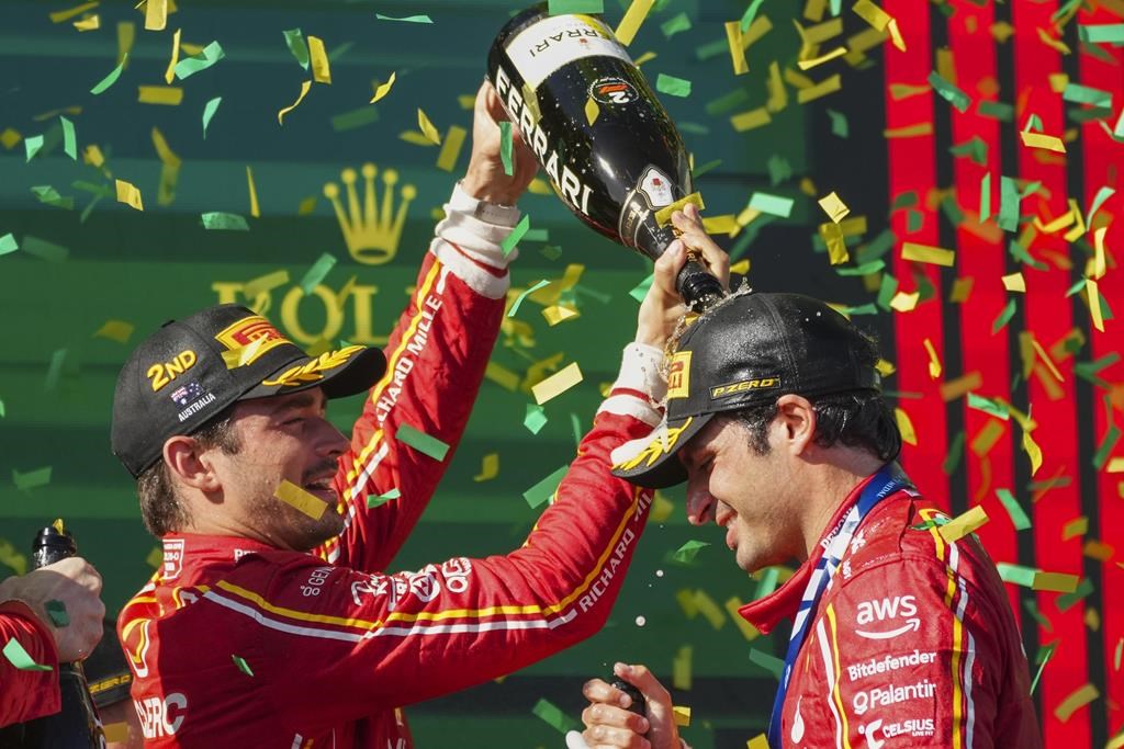 Carlos Sainz wins F1 Australian GP after early exit for Verstappen