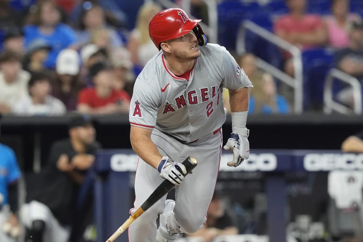 Ward Homers, Schanuel Extends On-base Streak In Angels' 10-2 Victory ...