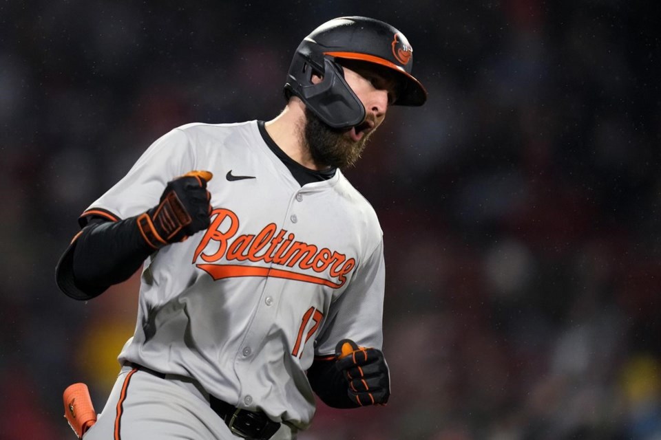 Cowser Hits First 2 Big League Homers, Orioles Beat Red Sox 9-4 In 10 ...