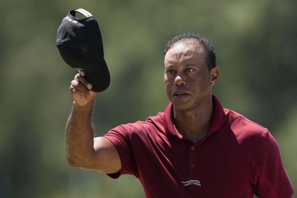 Tiger Woods finishes Masters with his highest score as a pro, sets sights  on upcoming majors - Victoria Times Colonist