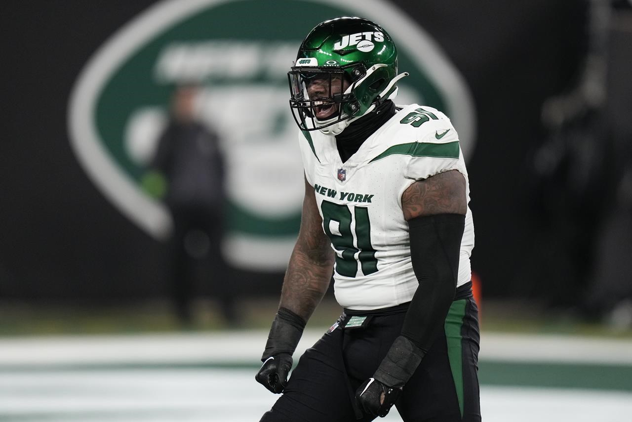 Jets trade defensive lineman John Franklin-Myers to Broncos for a 2026  sixth-round draft pick - Victoria Times Colonist