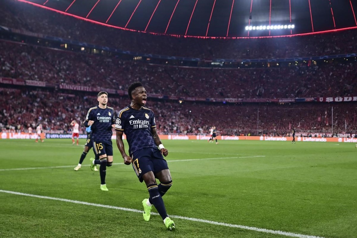 Vinícius Júnior leads Real Madrid to 22 draw at Bayern Munich in