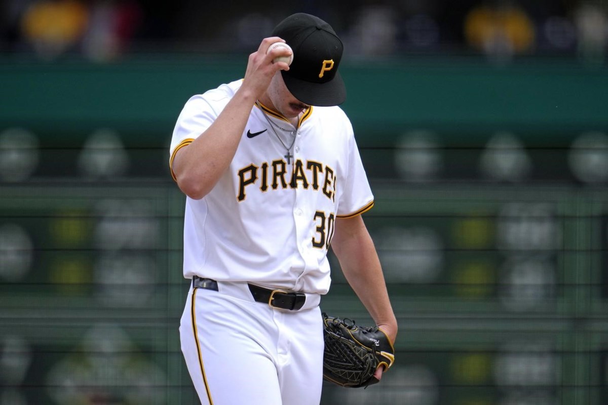 Pirates' Paul Skenes Hits Triple Digits 17 Times, Strikes Out 7 In Big ...