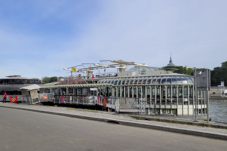 Pride House on Seine River barge is inaugurated by Paris Olympics