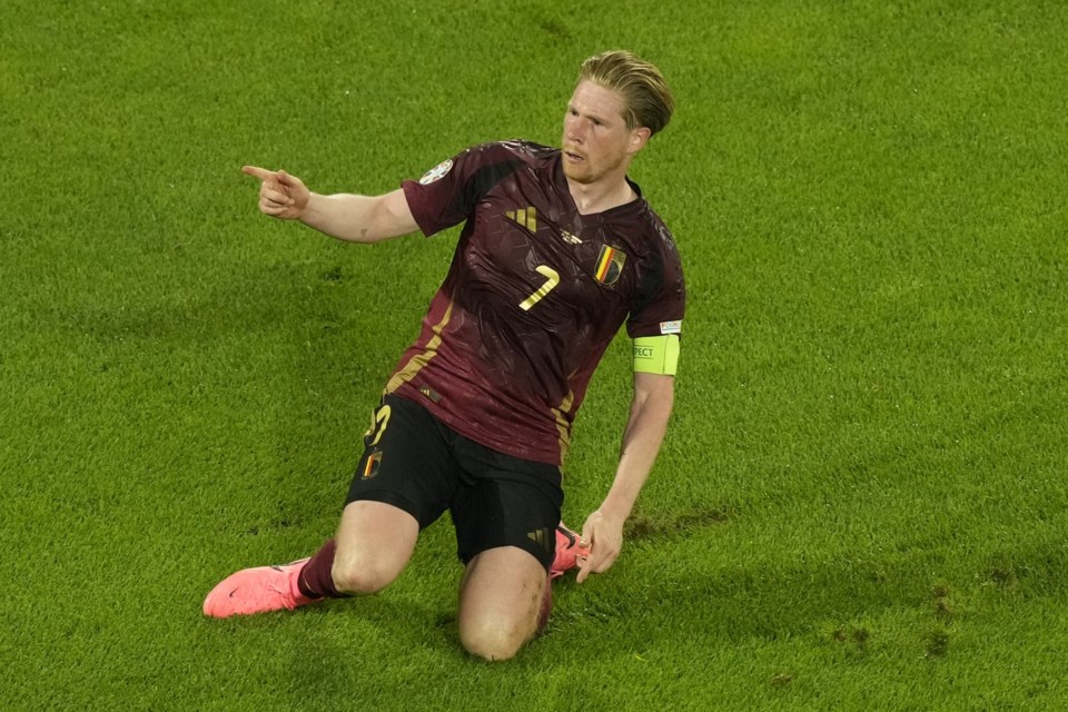 De Bruyne seals Belgium's 20 win over Romania to get Euro 2024