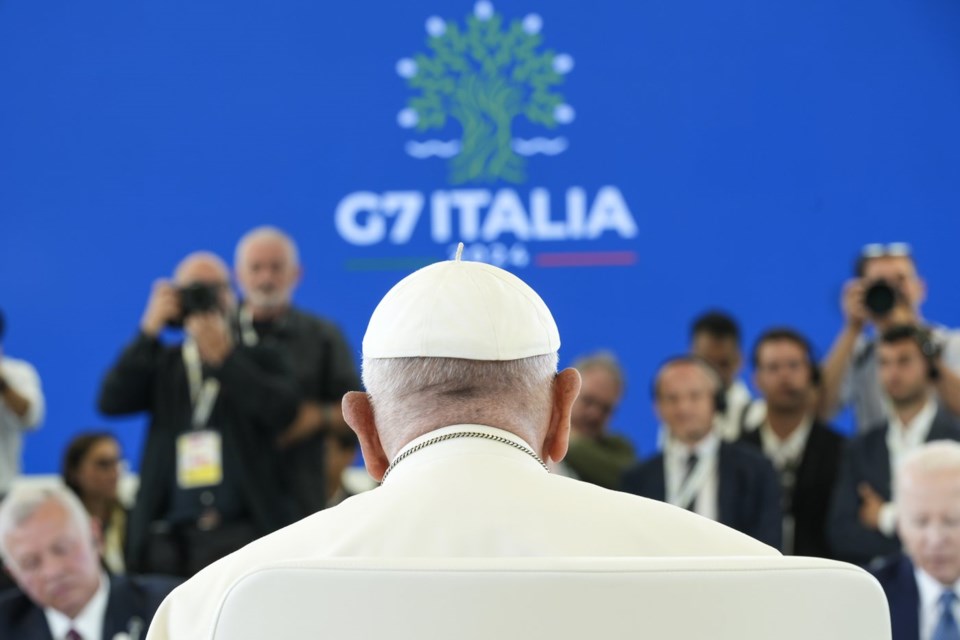 Pope Francis makes history as the first pope to attend the�G7�summit, raises alarm about AI