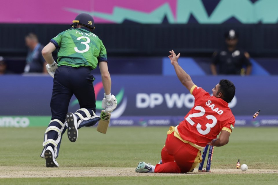 Canadian cricketers defeat Ireland for first-ever win at ICC Men's T20 World Cup