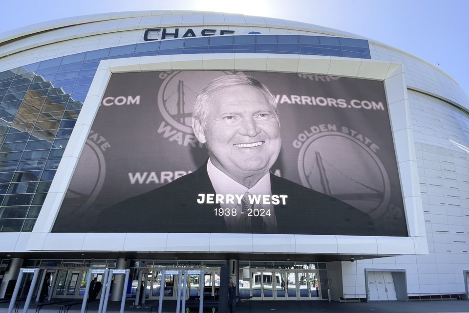 Jerry West, a 3time Hall of Fame selection and the inspiration for the