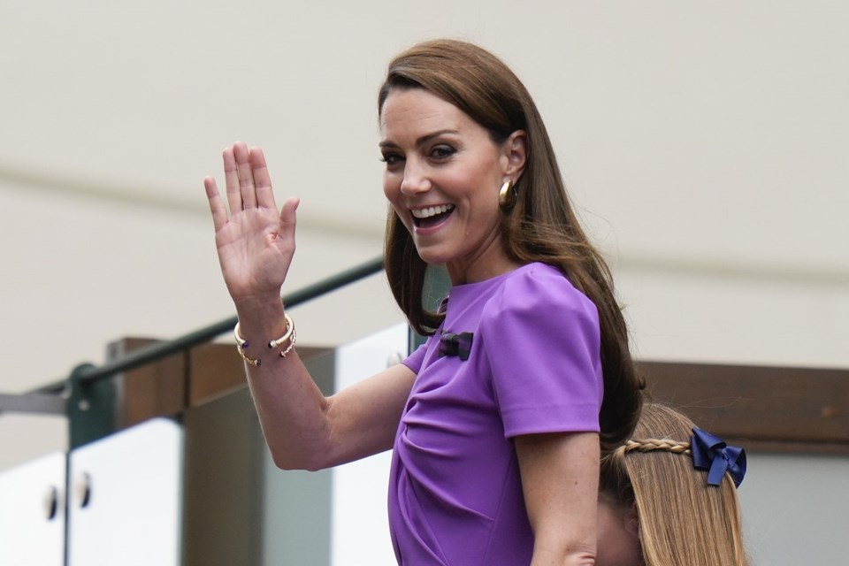 Kate, Princess of Wales, is at Wimbledon in a rare public appearance