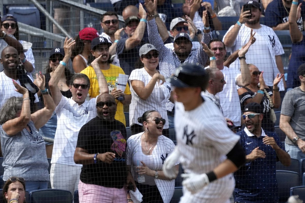 Ben Rice becomes 1st Yankees rookie to hit 3 homers in a game in a 14-4 ...