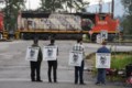 Teamsters challenge minister’s move to resume rail service as shutdown drags on