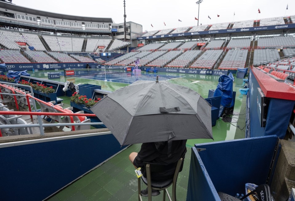 National Bank Open matches in Montreal postponed due to rain