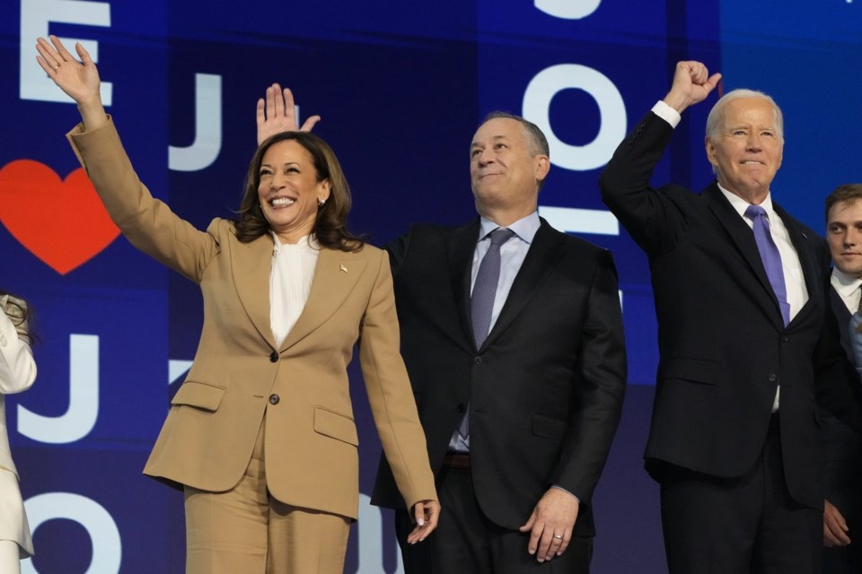 The Latest: Day 2 of the DNC will feature the Obamas and second gentleman Doug Emhoff