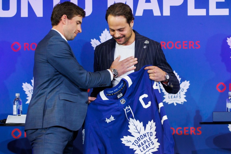 BEYOND LOCAL: Auston Matthews inherits Leafs captaincy from John Tavares -  Guelph News