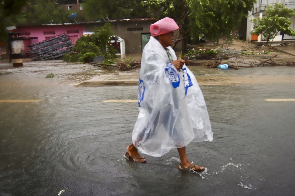 Hurricane John dissipates into a tropical depression after hitting