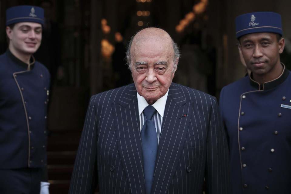 Former Harrods boss Al Fayed was a 'monster' who abused young women, including three Canadians, lawyers for accusers say