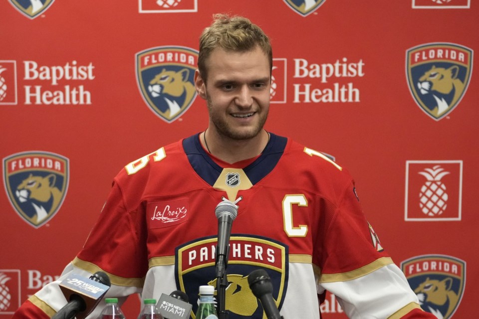 Florida Panthers out to defend the Stanley Cup, and the core from the