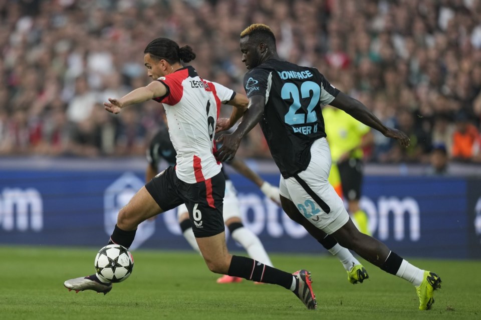 The 'Boni-trick' comes out in the Champions League as Victor Boniface puts on a show for Leverkusen