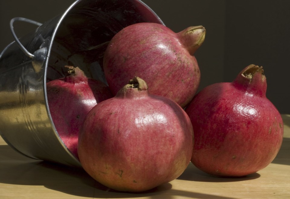 Pomegranate seeds add flair and tradition to a Rosh Hashanah salad