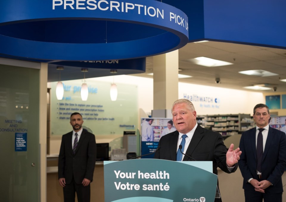 Ontario considers further expanding pharmacists' scope to include more minor ailments