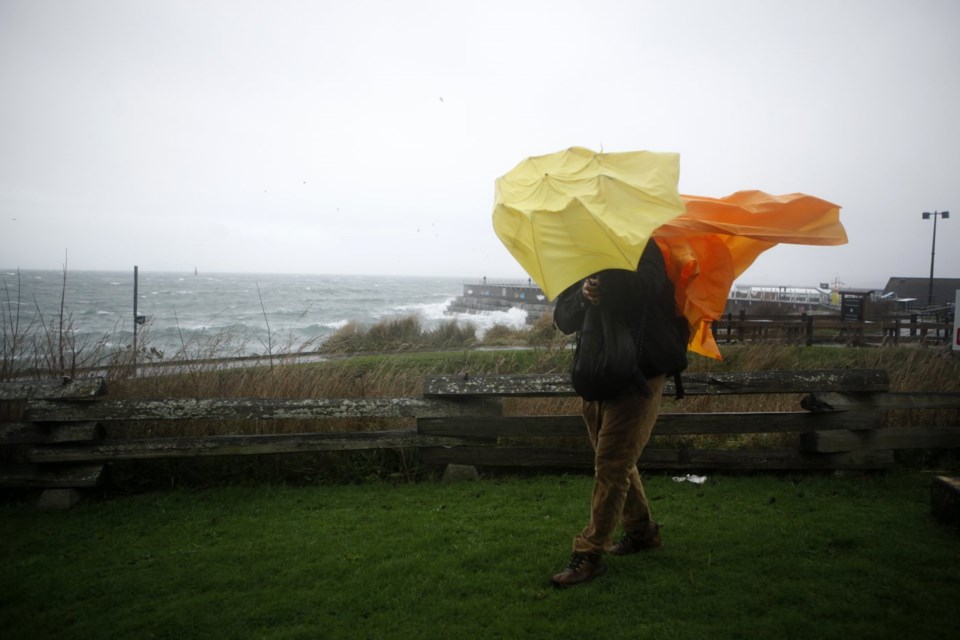 Winds exceeding 120 km/h reported in parts of B.C. coast