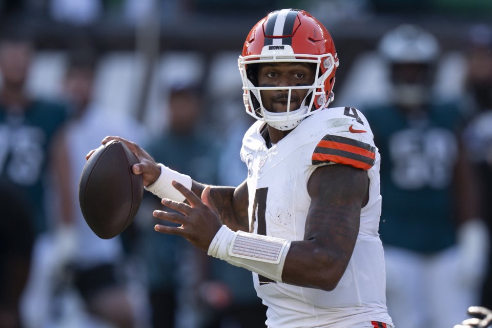 Browns QB Deshaun Watson reinjures Achilles, has surgery and will miss