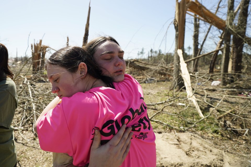 At least 37 dead after tornadoes, wildfires and dust storms wreak havoc ...