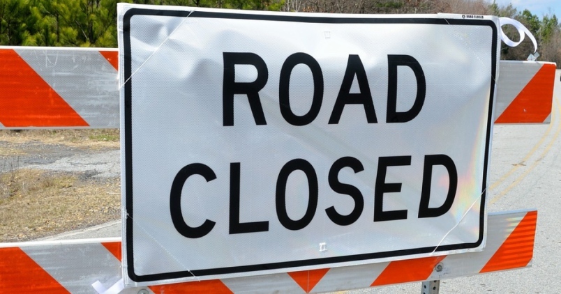 Concession Road will be closed for two days next week