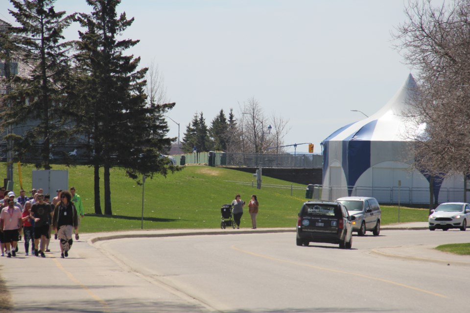 USED 2018-05-31goodmorning  4 Activity along the waterfront. Photo by Brenda Turl for BayToday.