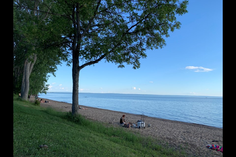 File photo. Kinsmen Beach on Lake NIpissing in North Bay.  