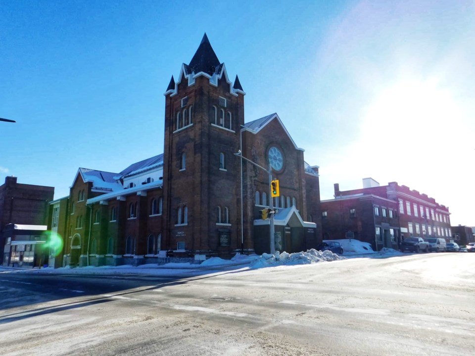 USED 2022-03-8goodmorningnorthbaybct  4 Trinity United Church. North Bay. Courtesy of Garrett Campbell.