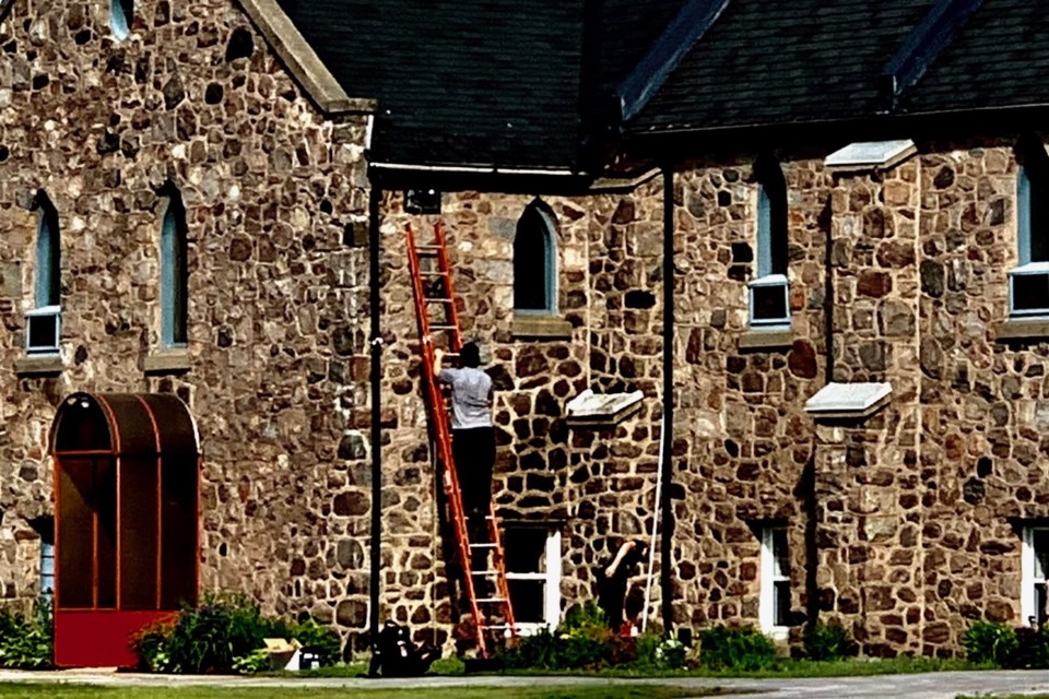 USED 2023-7-19goodmorningnorthbaybct-2-outside-work-at-holy-name-church-north-bay-linda-mccarthy