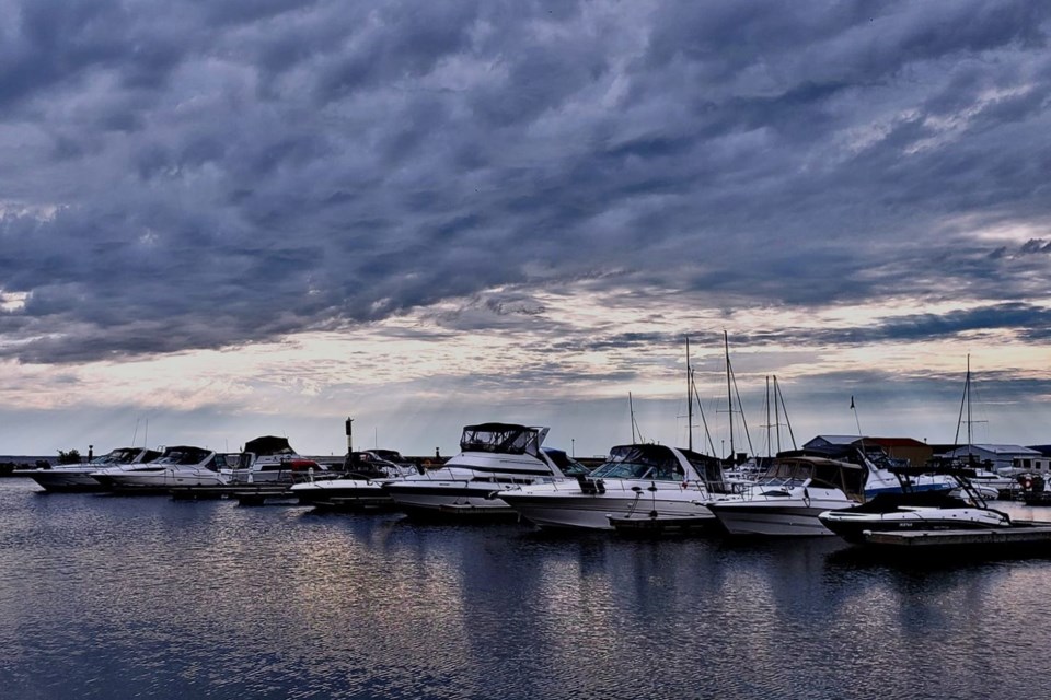 USED2024-7-16goodmorniingnorthbaybct-1-boats-at-anchor-lake-nipissing-north-bay-arif-majeed