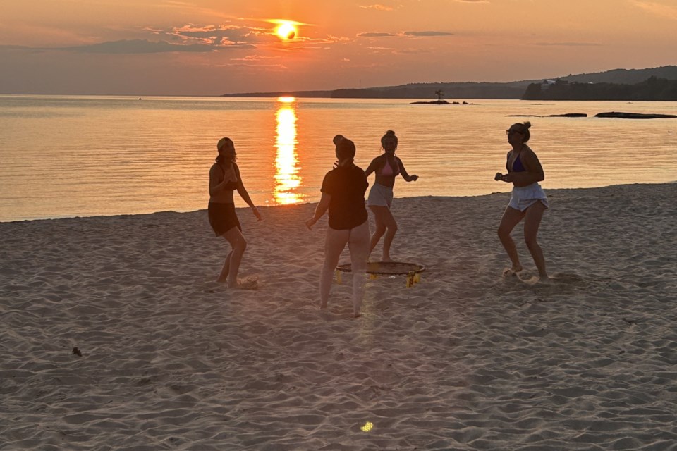 USED 2024-9-17goodmorningnorthbaybct-4-playing-on-the-beach-at-sunset-north-bay-brenda-turl