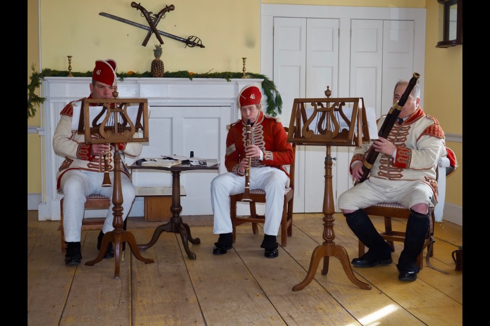 The Fort George Garrison Christmas features period music.